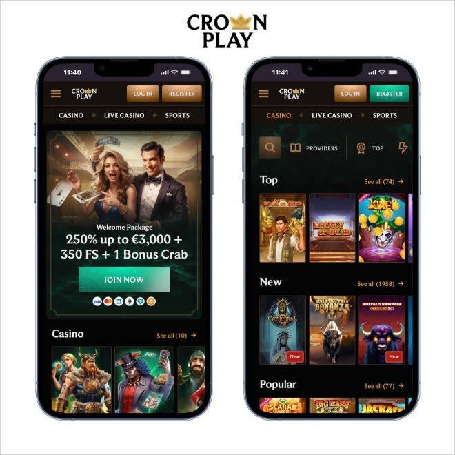 Crownplay combines 9,400+ games, a Bonus Crab welcome mechanic, and gamified daily challenges into one of the more engaging offshore casino setups available to Canadian players.